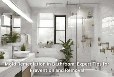 Mold Remediation in Bathroom